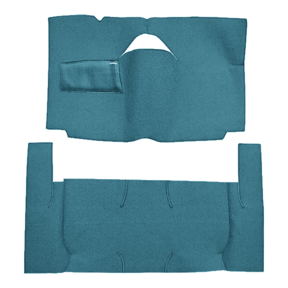 1959 Ford Ranchero Standard Seats Cut & Sewn Loop Carpet - 2 Piece