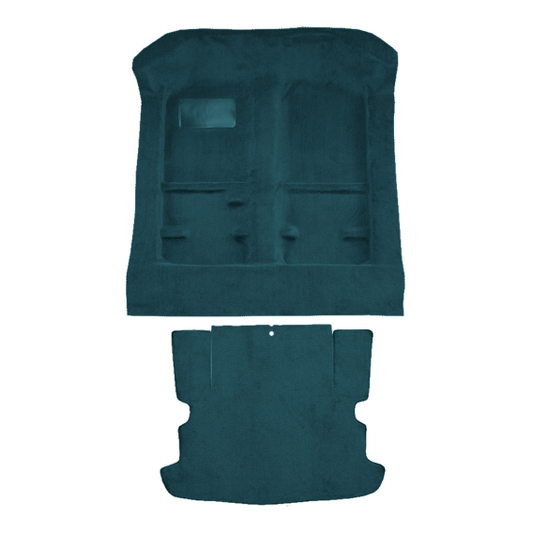1984-1987 Honda Civic CRX Complete Cutpile Molded Carpet - 2 Piece