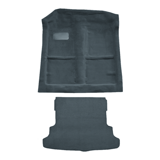 1988-1991 Honda CRX DX or SI Model Complete Cutpile Molded Carpet - 2 Piece