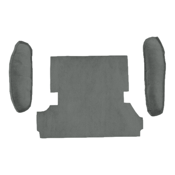 1989-1994 Isuzu Amigo Cargo Area Cutpile Molded Carpet - 3 Piece
