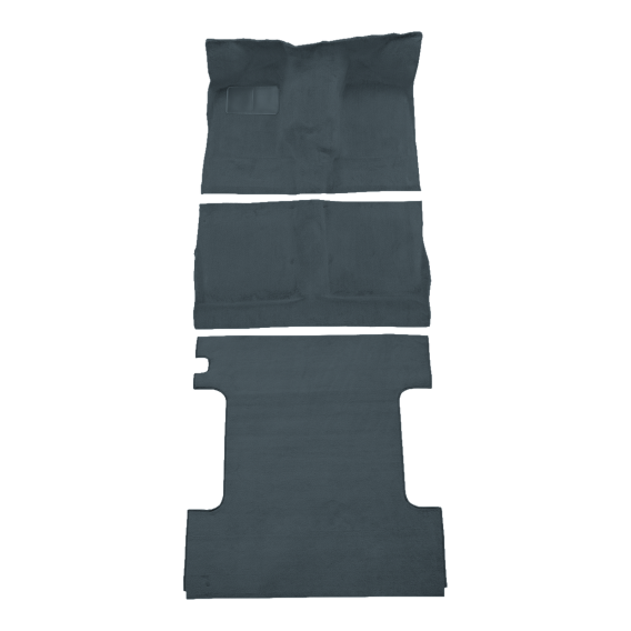 1984-1991 Isuzu Trooper 2DR Complete Cutpile Molded Carpet - 3 Piece