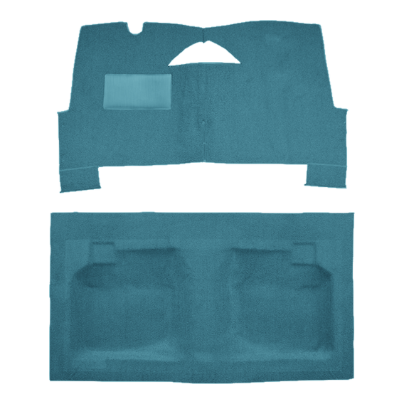 1960 Pontiac Ventura 2DR Hardtop Loop Molded Carpet - 2 Piece