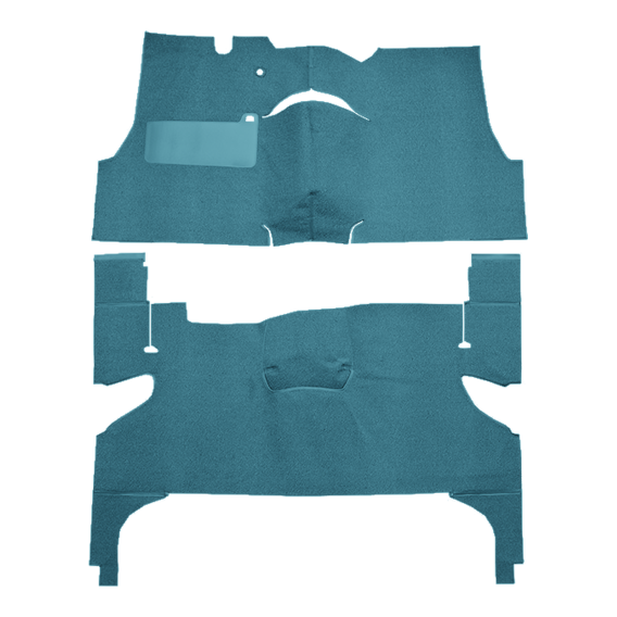 1957 Pontiac Catalina 4DR Hardtop Loop Carpet - 2 Piece