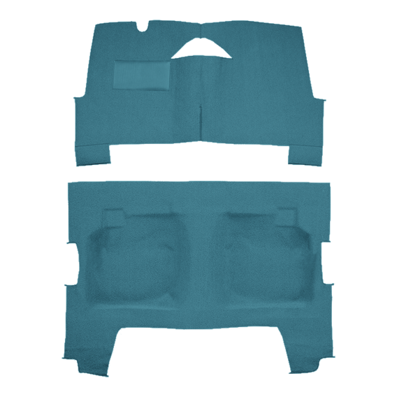 1960 Pontiac Ventura 4DR Sedan Loop Molded Carpet - 2 Piece