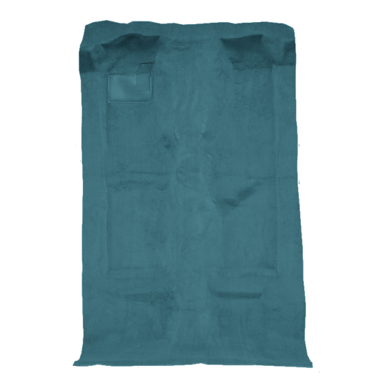 1976-1980 Pontiac Sunbird Pass Area Cutpile Molded Carpet - 1 Piece