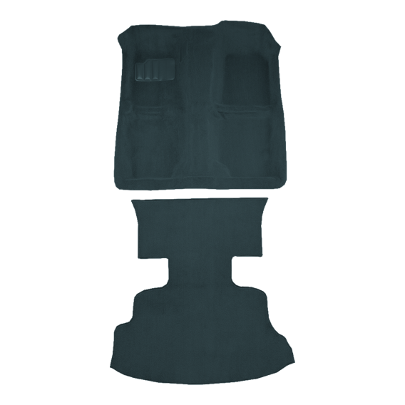 1989-1994 Nissan 240SX Coupe/Hatchback Complete without seat belt retractors Cutpile Molded Carpet - 2 Piece