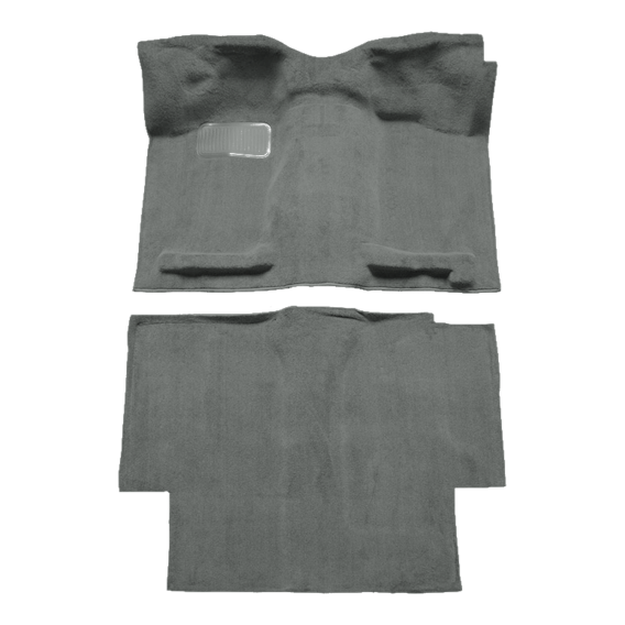 1987-1994 Nissan D21 Ext Cab Cutpile Molded Carpet - 2 Piece