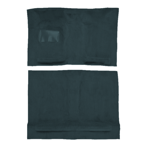 1987-1995 Nissan Pathfinder Pass Area Cutpile Molded Carpet - 2 Piece