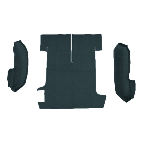 1987-1995 Nissan Pathfinder Cargo Area Cutpile Molded Carpet - 3 Piece
