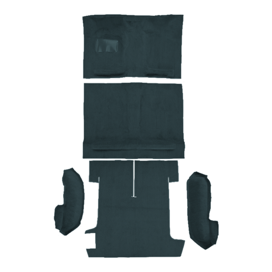 1987-1995 Nissan Pathfinder Complete Cutpile Molded Carpet - 5 Piece