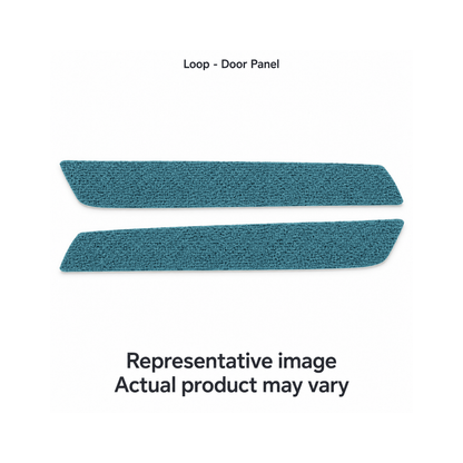 1967-1972 Ford F-100 Door Panel Inserts with Cardboard Loop Replacement Carpet Kit - 2-Piece - product details image 2