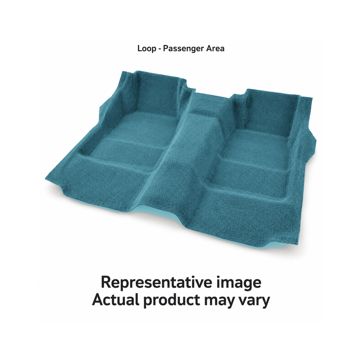 1973 Chevrolet C10 Suburban 2WD 4spd Pass Area Loop Molded Replacement Carpet Kit - 2-Piece - product details image 2