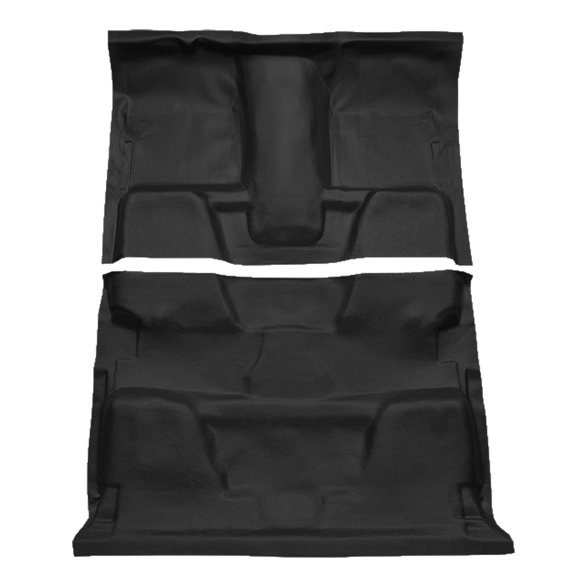 1977-1980 Chevrolet K30 Crew Cab 4WD Auto/4spd Vinyl Molded Flooring - 2-Piece - product image