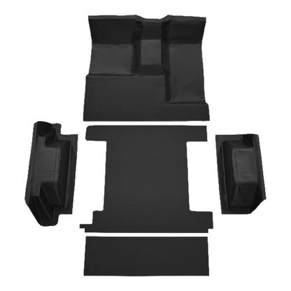 1966-1976 Ford Bronco 2 Tanks Complete w/o Tailgate Lock Vinyl Flooring - 5-Piece - product image