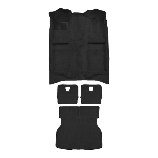 1983 Ford Mustang Hatchback Fits Rear Split Seats Complete Cutpile Replacement Carpet Kit - 4-Piece - product image