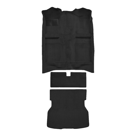1983 Ford Mustang Hatchback Fits Rear Bench Seat Complete Cutpile Replacement Carpet Kit - 3-Piece - product image
