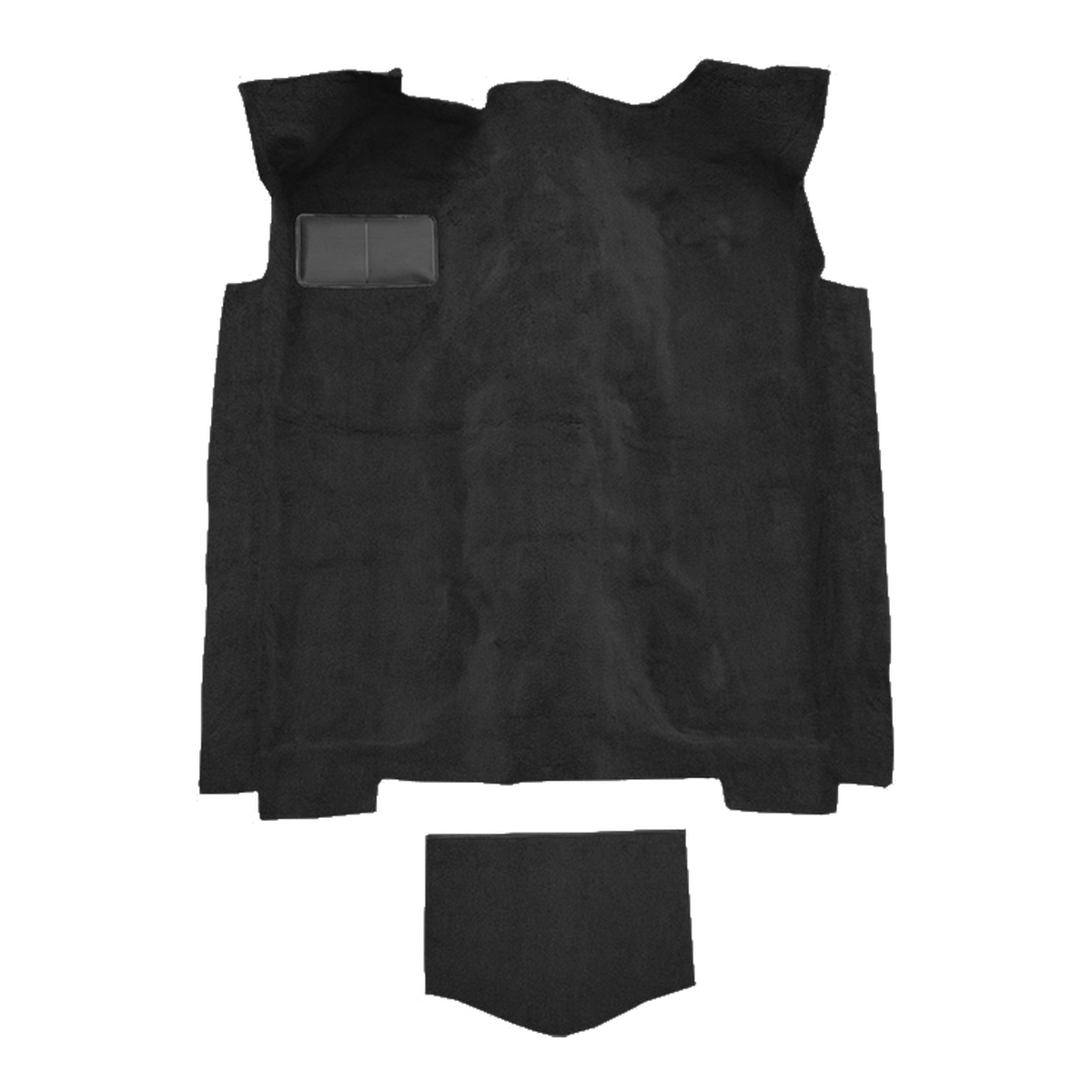 1978 Ford Mustang II Pass Area with Tail Cutpile Molded Replacement Carpet Kit - 2-Piece - product image