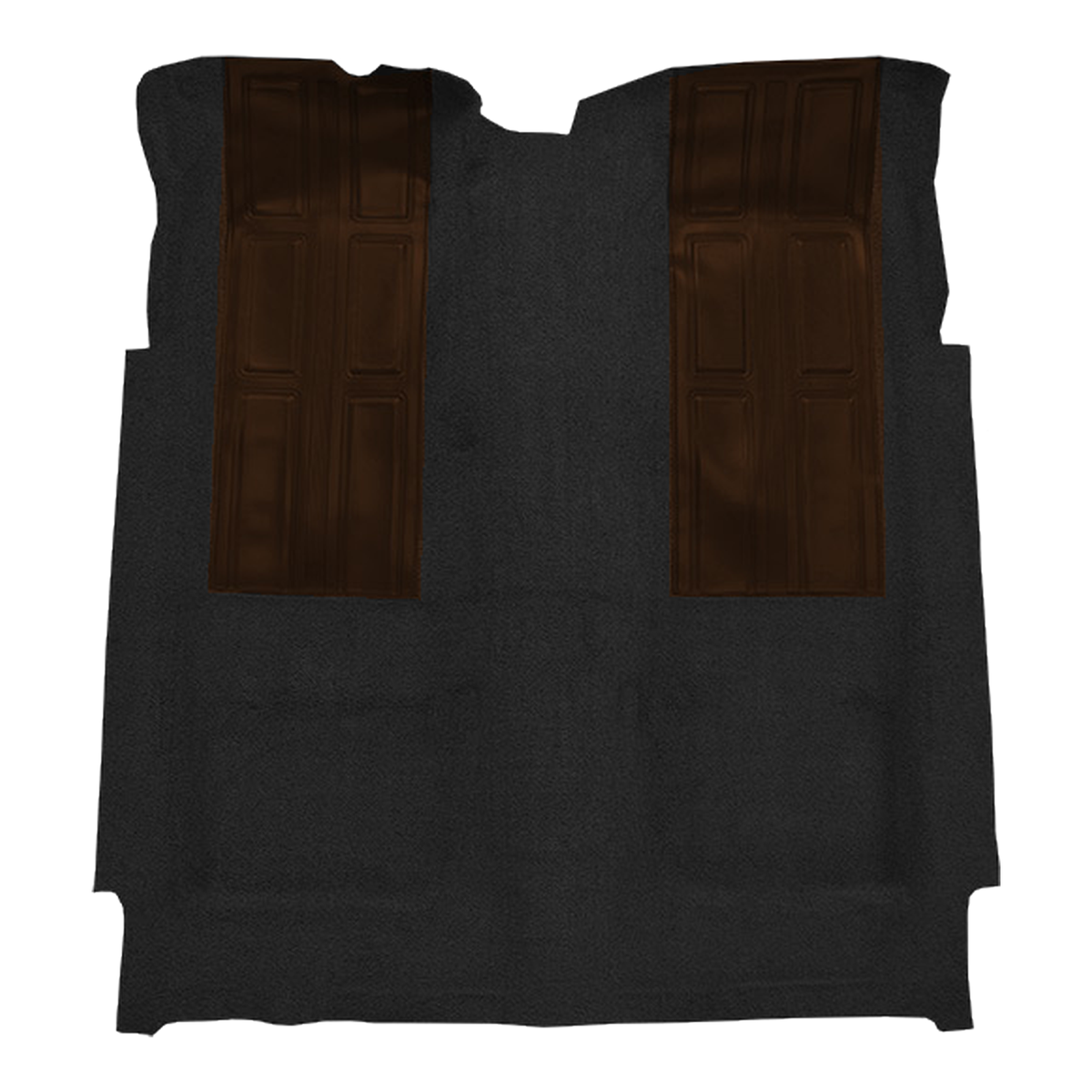 1972-1973 Ford Torino GT w/ 2 Dark Brown Inserts 2DR Auto Loop Molded Replacement Carpet Kit - 1-Piece - product image