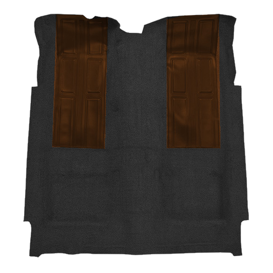 1972-1973 Ford Torino GT w/ 2 Dark Saddle Ins 2DR Auto Loop Molded Replacement Carpet Kit - 1-Piece - product image