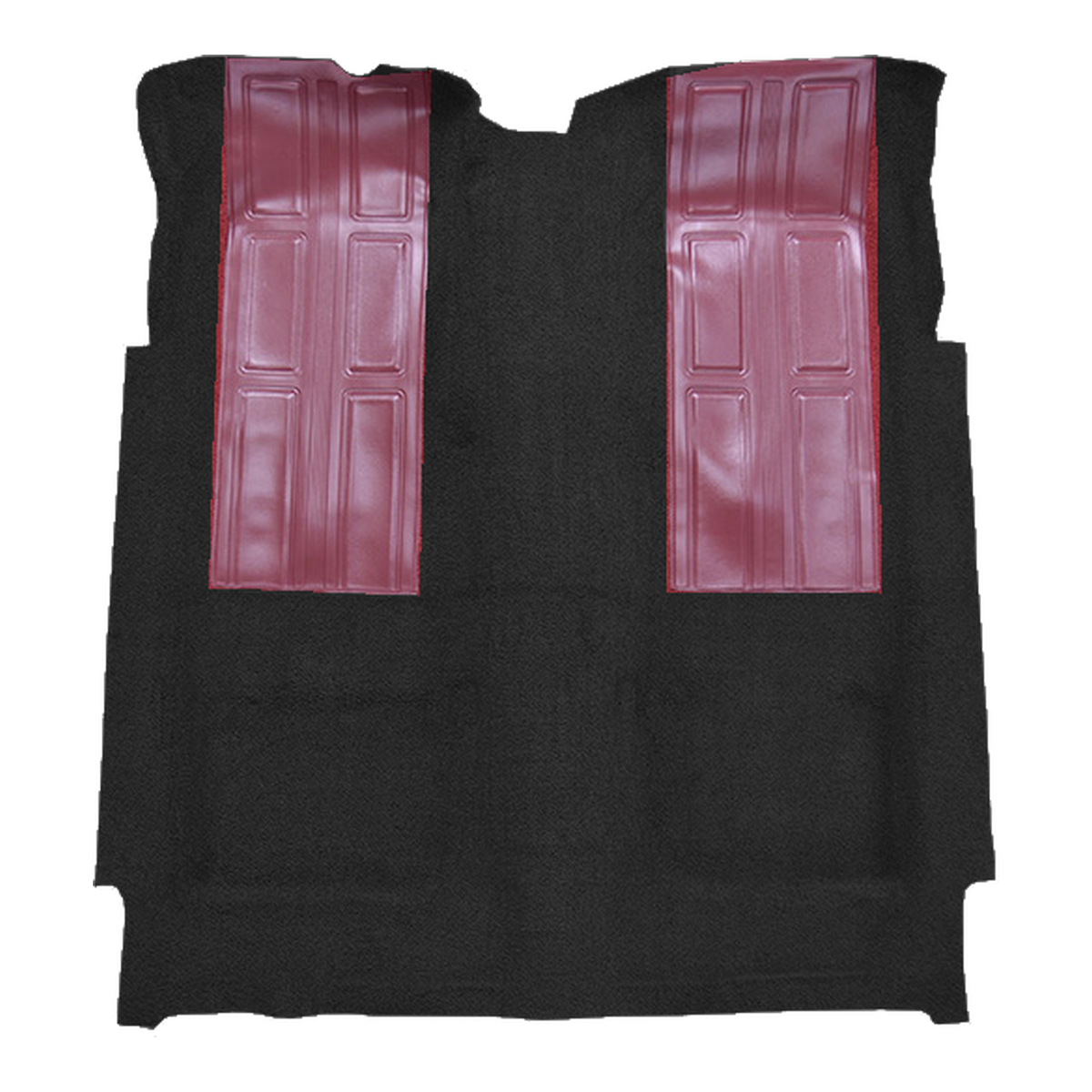 1972 Ford Torino GT with 2 Maroon Inserts 2DR Auto Loop Molded Replacement Carpet Kit - 1-Piece - product image