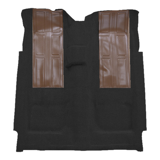 1972-1973 Ford Torino GT with 2 Fawn Inserts 2DR 4spd Loop Molded Replacement Carpet Kit - 1-Piece - product image