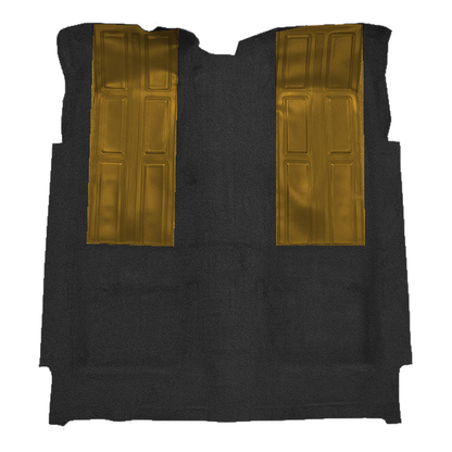 1973 Ford Torino GT with 2 Ivy Gold Inserts 2DR Auto Loop Molded Replacement Carpet Kit - 1-Piece - product image