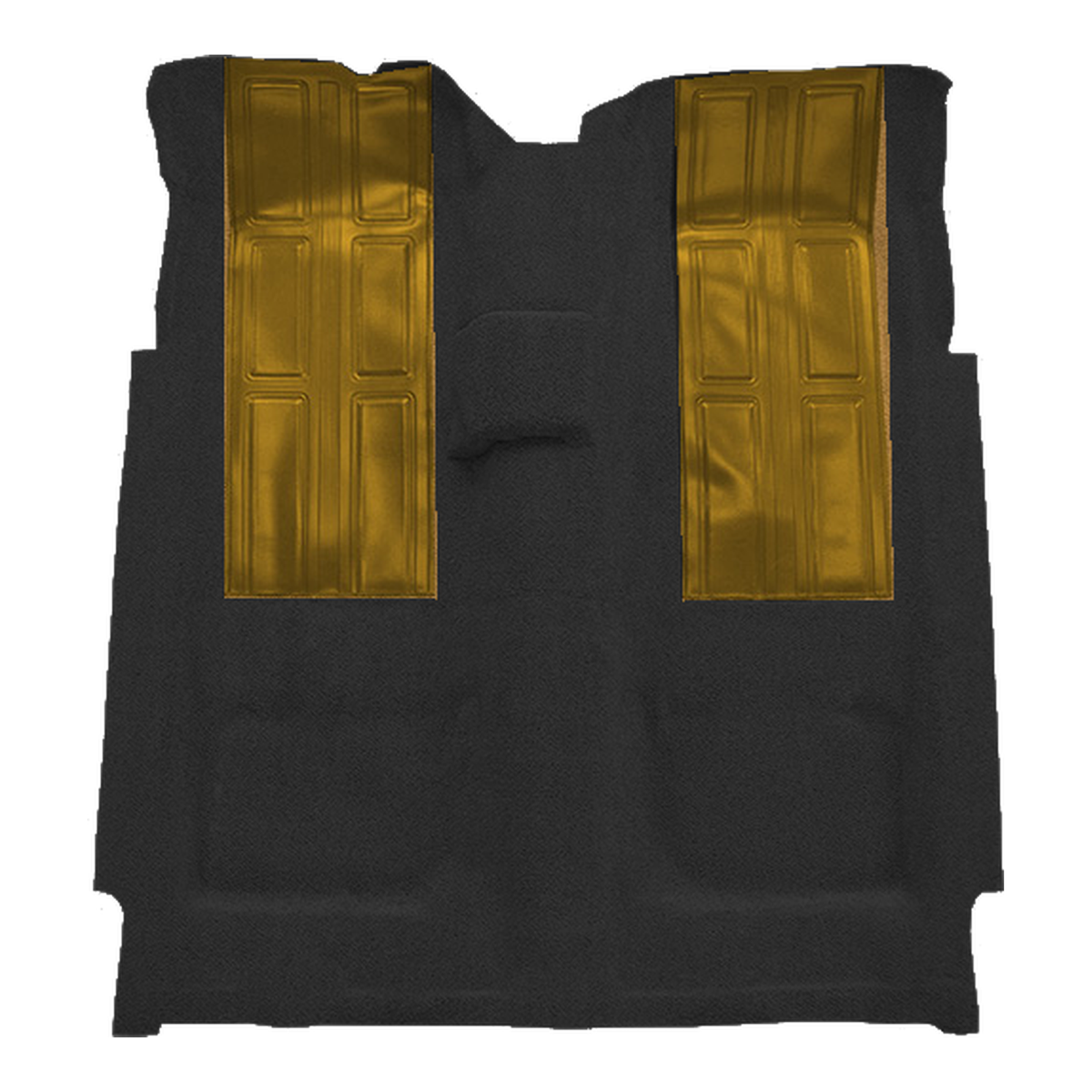 1973 Ford Torino GT with 2 Ivy Gold Inserts 2DR 4spd Loop Molded Replacement Carpet Kit - 1-Piece - product image