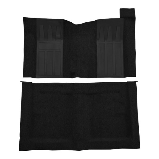 1969 Ford Torino GT 2DR HT/Fastback 4spd w/ 2 Black Ins Loop Molded Replacement Carpet Kit - 2-Piece - product image