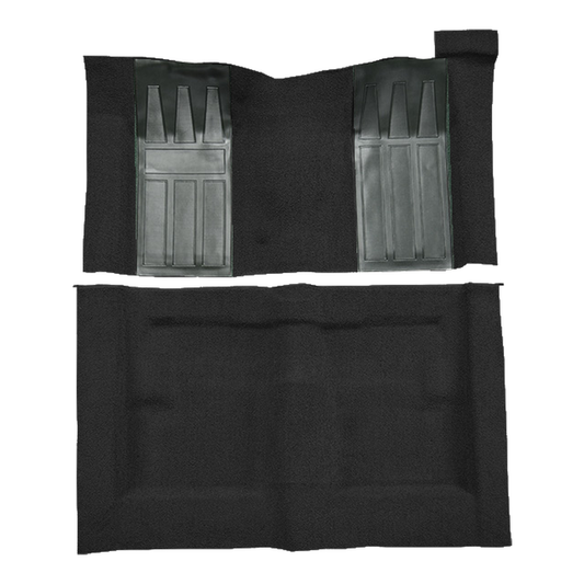 1969-1971 Ford Torino GT 2DR HT/FB Auto w/ 2 Dk Green Ins Loop Molded Replacement Carpet Kit - 2-Piece - product image