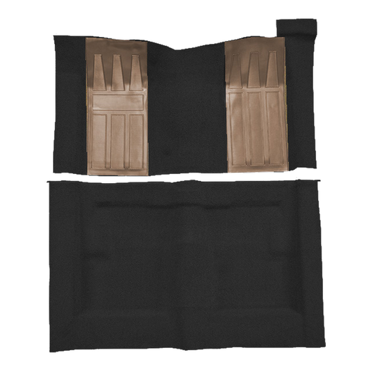 1969-1971 Ford Torino GT 2DR HT/FB Auto w/ 2 Fawn Ins Loop Molded Replacement Carpet Kit - 2-Piece - product image
