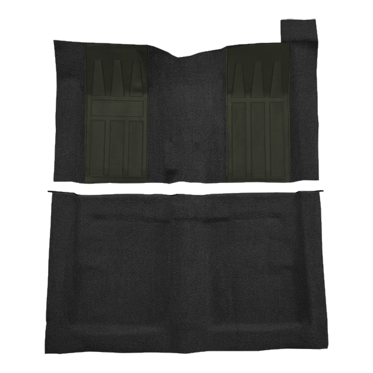 1969 Ford Torino GT 2DR HT/FB 4spd w/ 2 Dark Green Ins Loop Molded Replacement Carpet Kit - 2-Piece - product image
