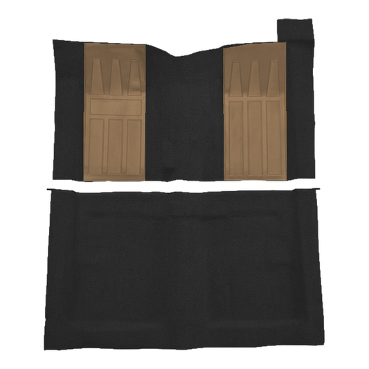 1969 Ford Torino GT 2DR HT/Fastback 4spd w/ 2 Fawn Ins Loop Molded Replacement Carpet Kit - 2-Piece - product image