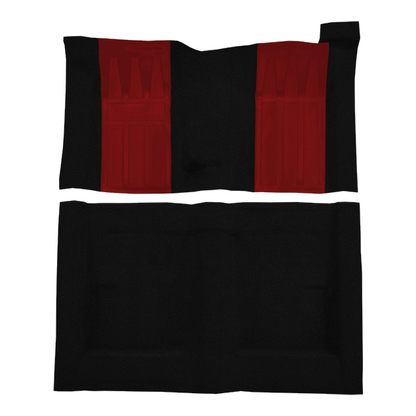 1970-1971 Ford Torino GT 2DR HT/FB 4spd w/ 2 Red Ins Loop Molded Replacement Carpet Kit - 2-Piece - product image
