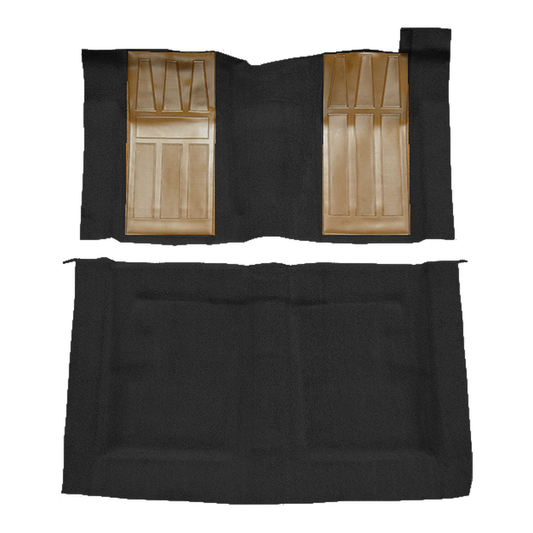 1971 Ford Torino GT 2DR HT/FB Auto w/ 2 Dark Saddle Ins Loop Molded Replacement Carpet Kit - 2-Piece - product image