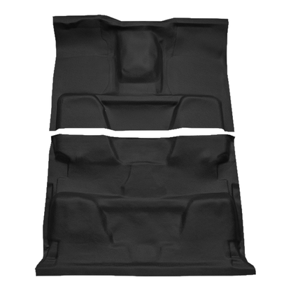 1975-1978 GMC C25 Crew Cab 2WD 4spd Floor Shift Vinyl Molded Flooring - 2-Piece - product image