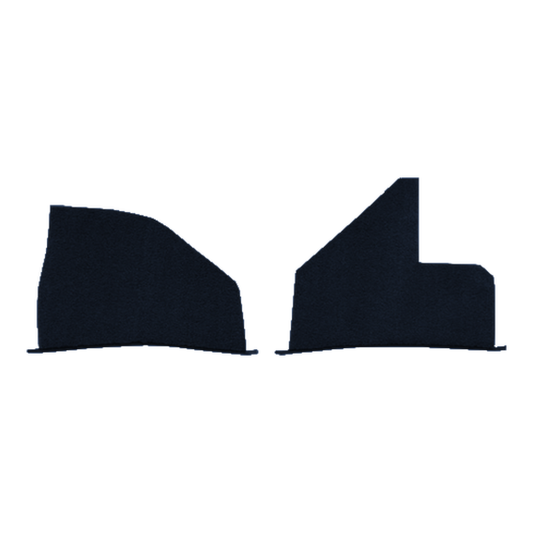 Illustration of 1955-1958 GMC Truck ACC Daytona kick panel inserts in 7154 Dark Blue, digitally r...