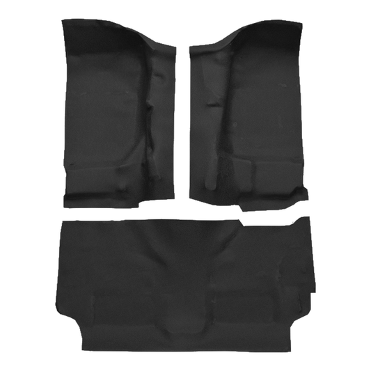 2011-2018 Jeep Wrangler 2DR Pass Area Vinyl Molded Flooring - 3-Piece - product image