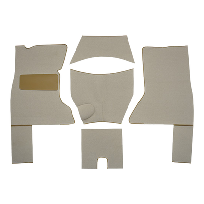 1953-1955 Chevrolet Corvette Complete Grospoint Replacement Carpet Kit - 5-Piece - product image