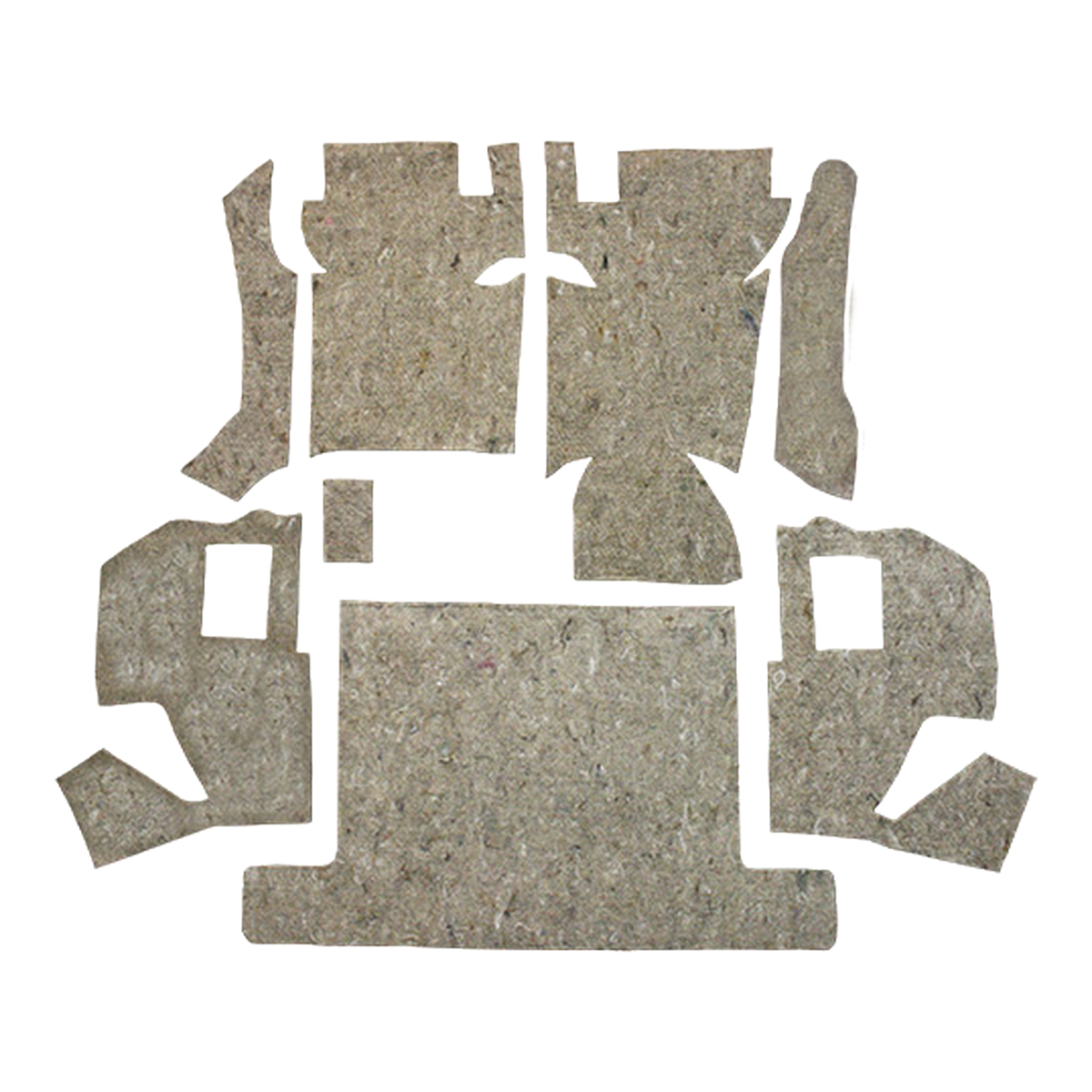 1968-1977 Chevrolet Corvette Complete Jute Pad Kit - 8-Piece - product image