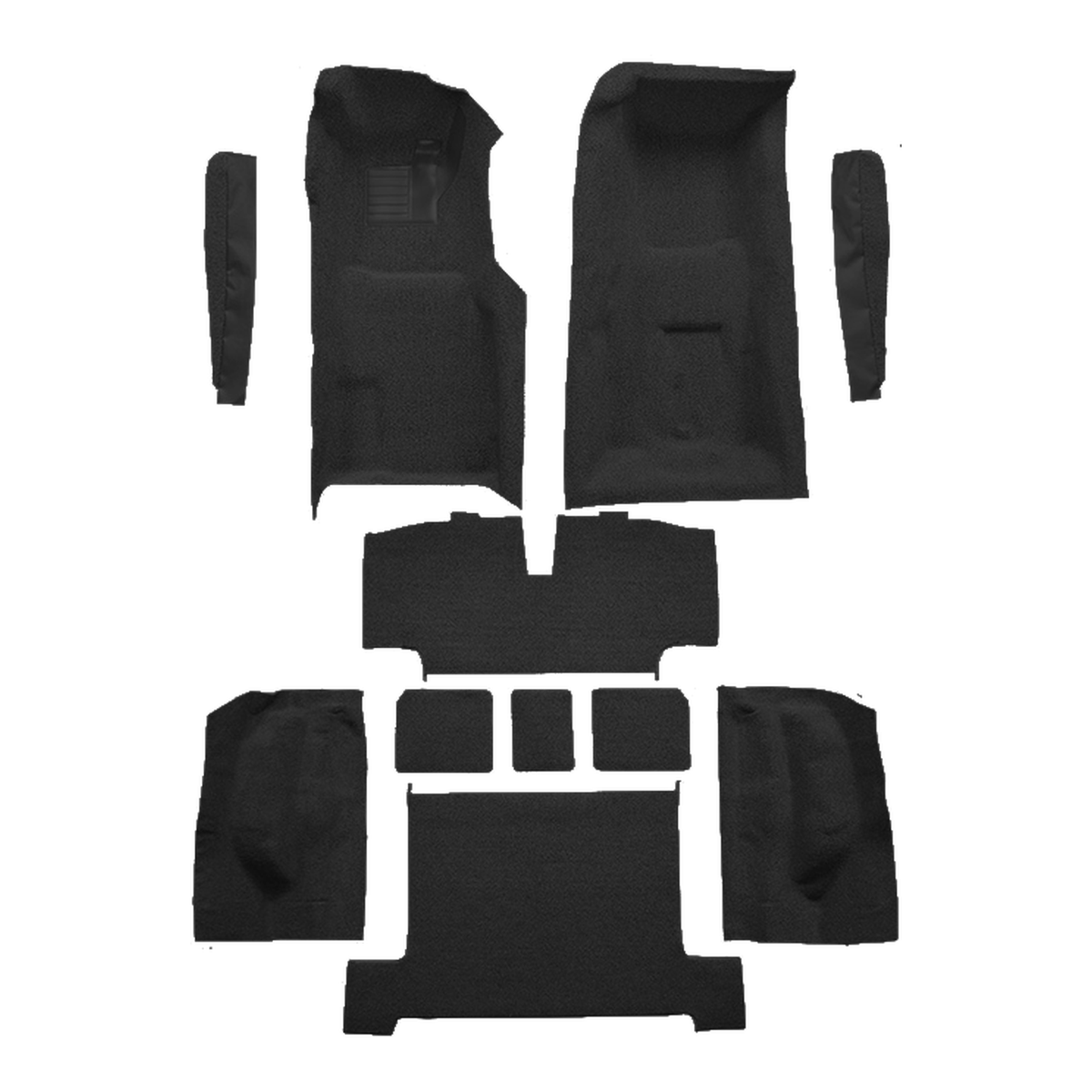 1969 Chevrolet Corvette 4spd Complete with Pad Cutpile Molded Replacement Carpet Kit - 11-Piece - product image