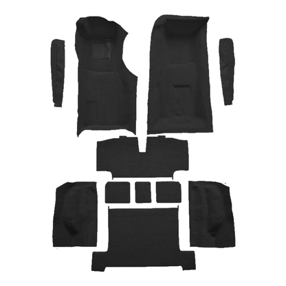1969 Chevy Corvette 4spd Complete w/ Pad & Toe Pad Cutpile Molded Replacement Carpet Kit - 11-Piece - product image