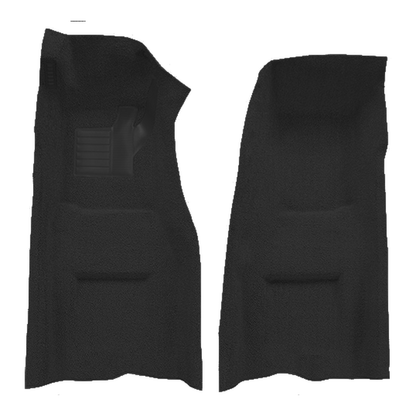 1969 Chevrolet Corvette 4spd Front with Pad & Toe Pad Cutpile Molded Replacement Carpet Kit - 2-Piece - product image
