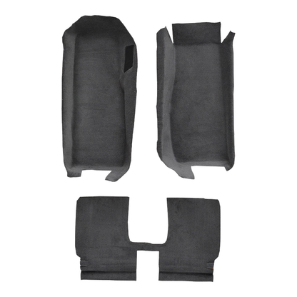 2005-2013 Chevy Corvette Conv Front w/ Riser w/ Pad Cutpile Molded Replacement Carpet Kit - 3-Piece - product image