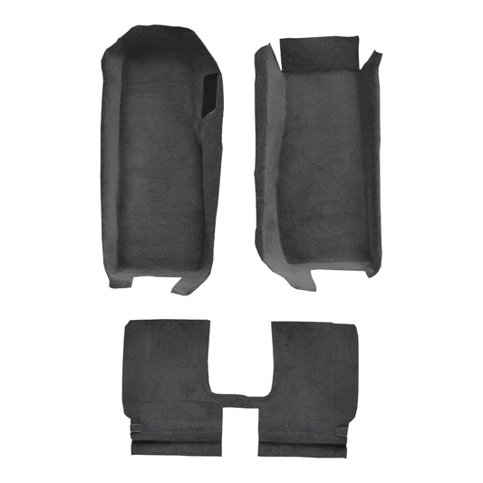 2005-2013 Chevy Corvette Conv Front w/ Riser w/ Pad Cutpile Molded Replacement Carpet Kit - 3-Piece - product image