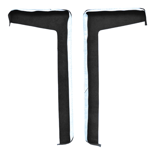 1967 Cadillac Eldorado Door Panel Inserts without Cardboard Cutpile Carpet - 2 Piece