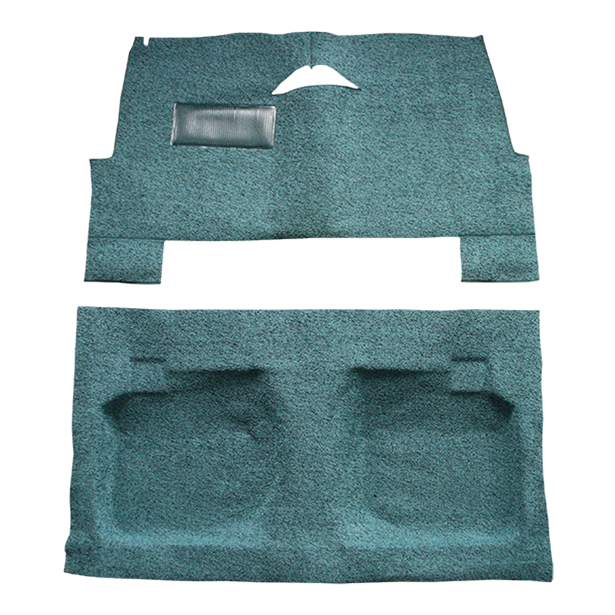 1960 Chevrolet Bel Air 2DR Hardtop Tuxedo Molded Replacement Carpet Kit - 2-Piece - product image