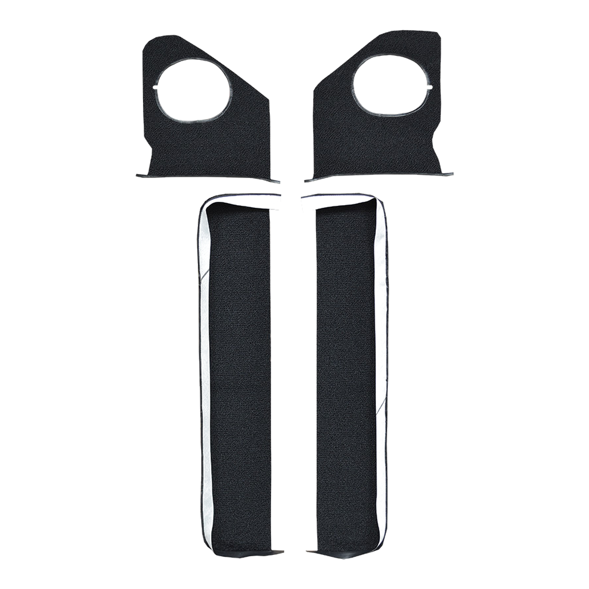 1964 Chevrolet Impala Door & Kick Panel Inserts without Air 2DR Loop Replacement Carpet Kit - 4-Piece - product image