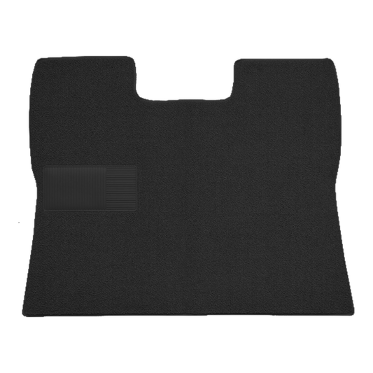 Illustration of 1946 Chevrolet CK ACC Loop cut-and-sewn carpet in 01 Black, digitally recolored f...