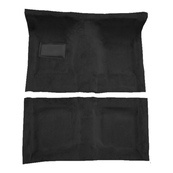 Illustration of 1968-1969 American Motors Javelin ACC Loop molded carpet in 01 Black, digitally r...
