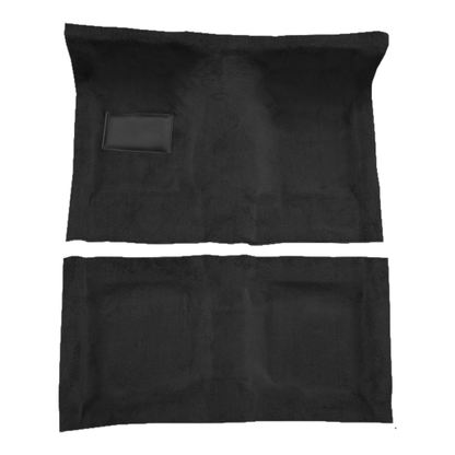 Illustration of 1968-1969 American Motors Javelin ACC Loop molded carpet in 01 Black, digitally r...